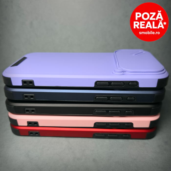 Husa pentru iPhone 17 Pro - Bluemarin Matte - MagSafe Inel Magnetic Protectie Camere [3]