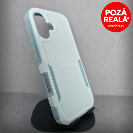 Iphone 17 e - Husa pentru iPhone 17e - Turcoaz - Carcasa din 2 Bucati Conectate
