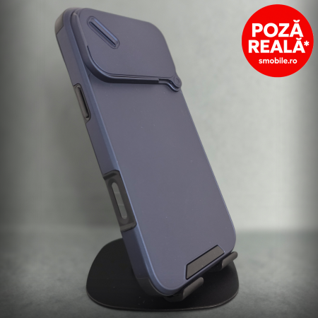 Iphone 17 Pro - Husa pentru iPhone 17 Pro - Bluemarin Matte - MagSafe Inel Magnetic Protectie Camere