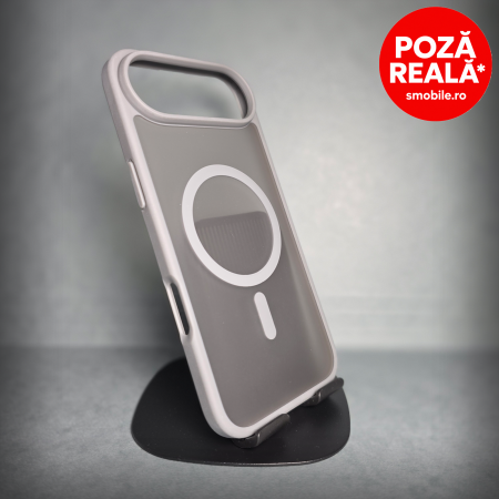 Samsung S26 Ultra - Husa pentru Samsung Galaxy S26 Ultra - Gri Matte - MagSafe Inel Magnetic