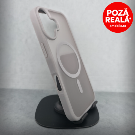 Iphone 14 - Husa pentru iPhone 14 - Gri Matte - MagSafe Inel Magnetic