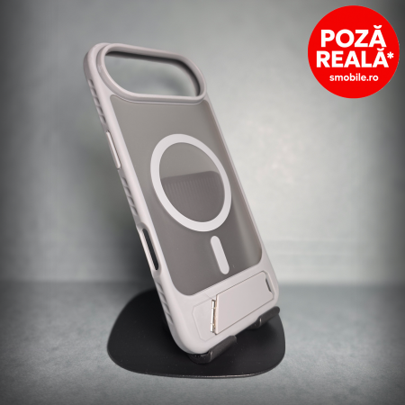 Samsung S26 Ultra - Husa pentru Samsung Galaxy S26 Ultra - Gri Catifelat - MagSafe Inel Magnetic