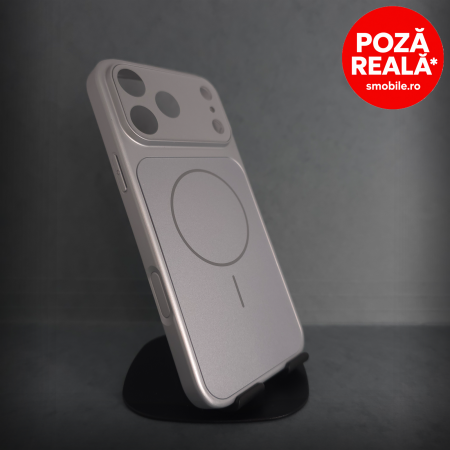 Iphone 17 Pro Max - Husa pentru iPhone 17 ProMax - Silver - MagSafe - FULL Back Cover
