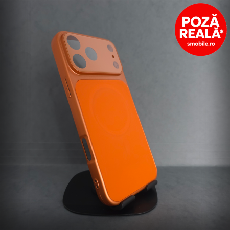 Iphone 17 Pro - Husa pentru iPhone 17 Pro - Orange Cosmic - MagSafe - FULL Back Cover