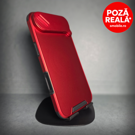 Samsung S26 Ultra - Husa pentru Samsung Galaxy S26 Ultra - Rosu Matte - MagSafe Inel Magnetic Protectie Camere