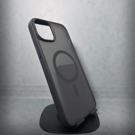 Iphone 14 Plus - Husa pentru iPhone 14 Plus  - Black Matte - MagSafe Inel Magnetic