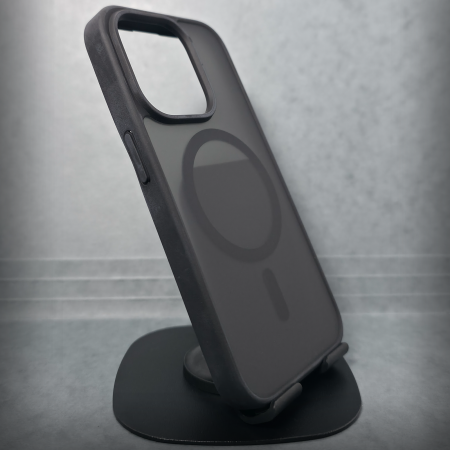 Iphone 15 Pro - Husa pentru iPhone 15 Pro - Black Matte - MagSafe Inel Magnetic