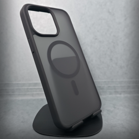 Iphone 15 Pro Max - Husa pentru iPhone 15 Pro Max - Black Matte - MagSafe Inel Magnetic