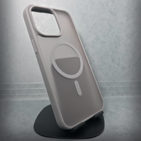 Iphone 15 Pro Max - Husa pentru iPhone 15 Pro Max - Gri Matte - MagSafe Inel Magnetic