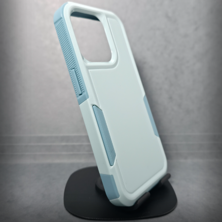 Iphone 15 Pro - Husa pentru iPhone 15 Pro - Turcoaz - Carcasa din 2 Bucati Conectate