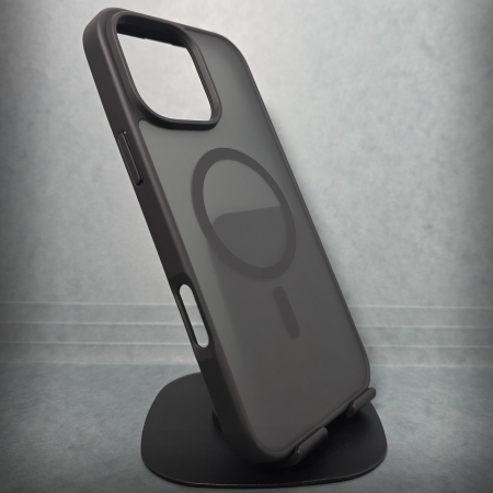 Iphone 16 Pro Max - Husa pentru iPhone 16 Pro Max - Black Matte - MagSafe Inel Magnetic