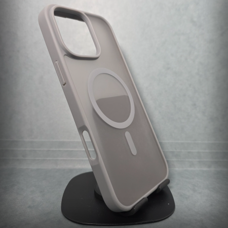 Iphone 16 Pro Max - Husa pentru iPhone 16 Pro Max - Gri Matte - MagSafe Inel Magnetic
