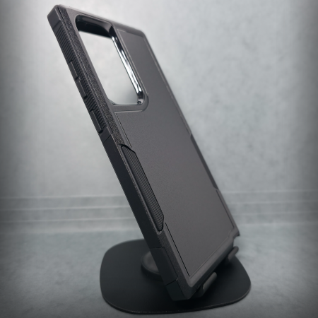Samsung - Husa pentru Samsung Galaxy S24 Ultra - Negru - Carcasa din 2 Bucati Conectate