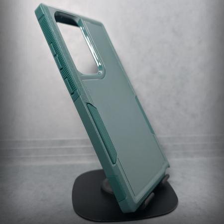Samsung - Husa pentru Samsung Galaxy S24 Ultra - Verde - Carcasa din 2 Bucati Conectate