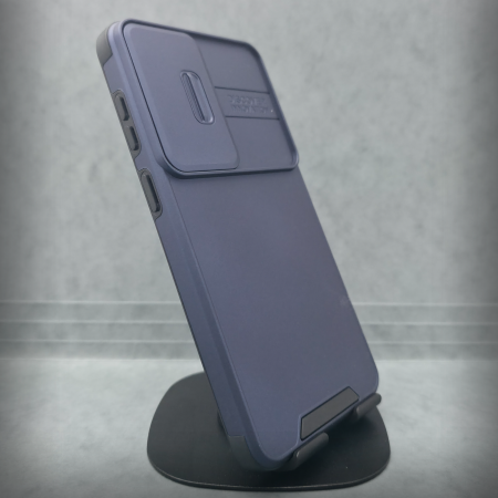 Huse și carcase de telefoane - Husa pentru Samsung Galaxy S26 Plus- Albastru Matte - MagSafe Inel Magnetic Protectie Camere