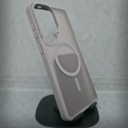 Huse și carcase de telefoane - Husa pentru Samsung Galaxy S26 Ultra - Gri Matte - MagSafe Inel Magnetic