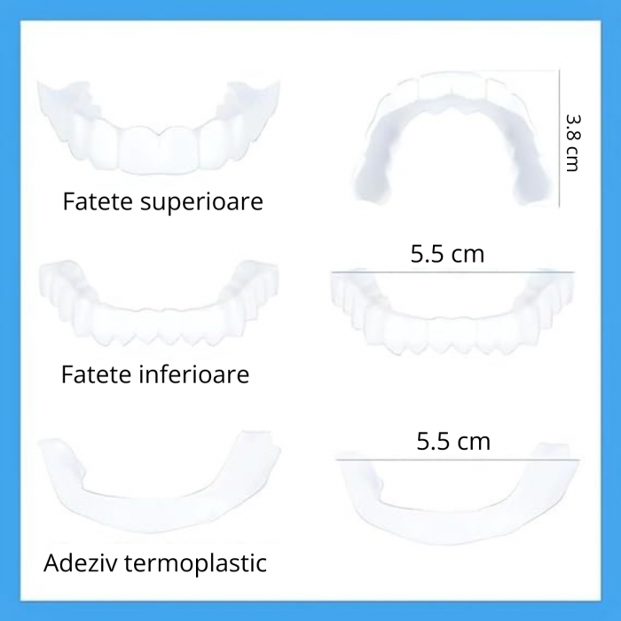 Fațete Dentare Cosmetice SnapSmile – Kit Complet pentru Zâmbet Alb Instant [8]