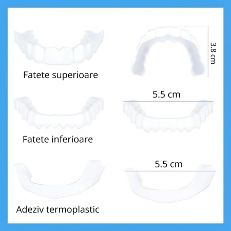 Fațete Dentare Cosmetice SnapSmile – Kit Complet pentru Zâmbet Alb Instant [7]