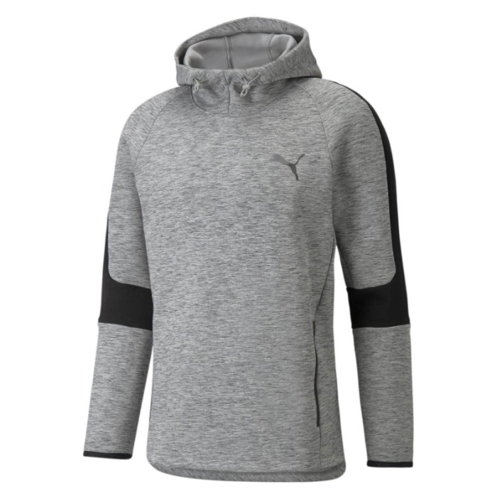 Evostripe Hoodie Medium Gray Heather 589422-03 [1]