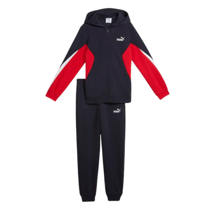ESS BLOCK Full-Zip Sweat Suit B New Navy 695219-16 [4]