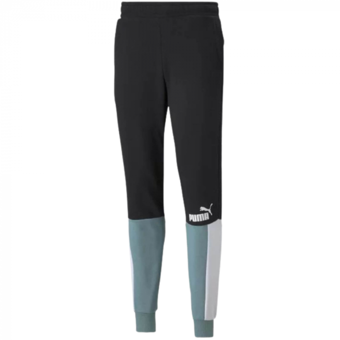 Ess+ Block Sweatpants TR Mineral Blue 848007-50 [1]