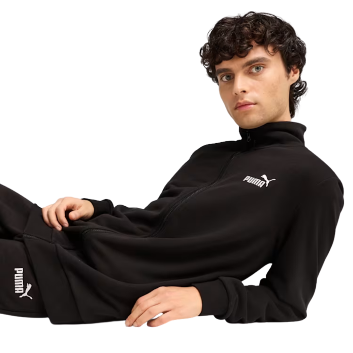 ESS NO.1 LOGO TR Knitted Suit PUMA Black 684848-01 [2]