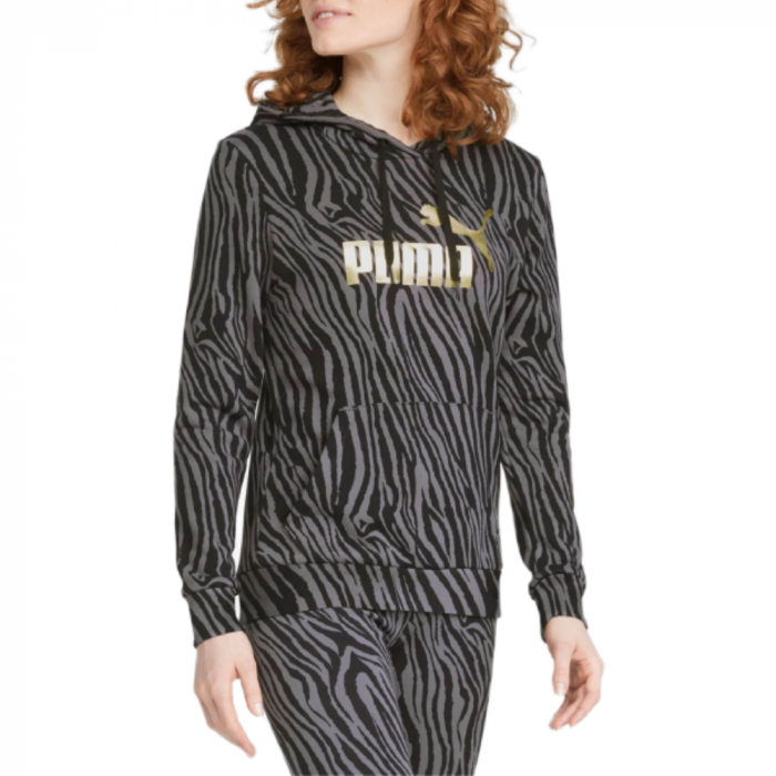 Ess+ Tiger Aop Hoodie TR Puma Black 848426-01 [2]