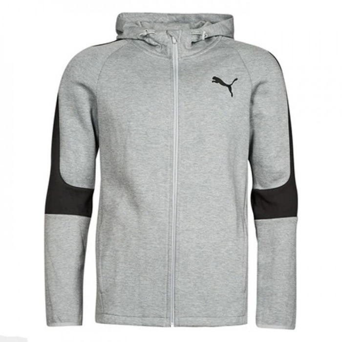 EVOSTRIPE Core FZ Hoodie Medium Gray Hea 585812-03 [1]