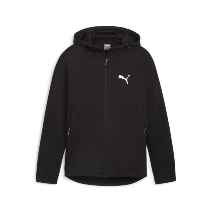 EVOSTRIPE Full-Zip Hoodie DK PUMA Black 678995-01 [1]