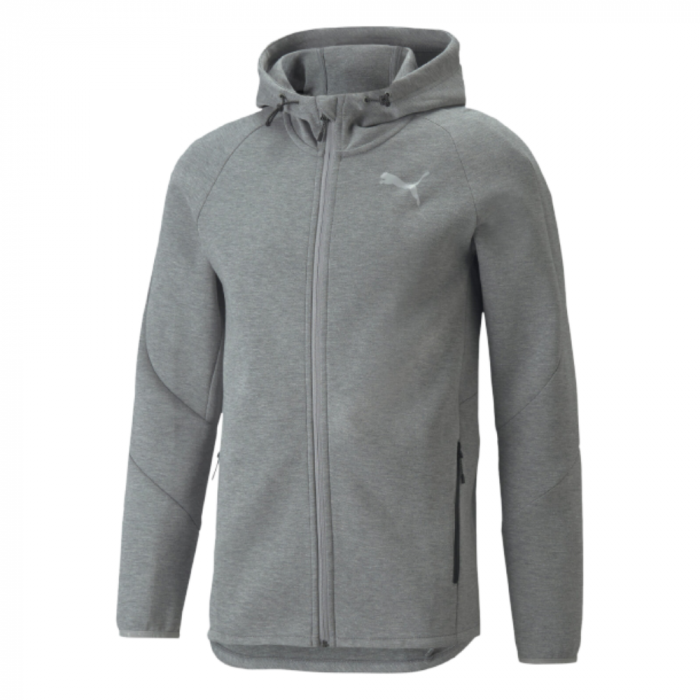 Evostripe Full-Zip Hoodie Medium Gray He 847401-03 [1]