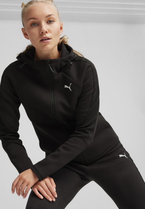 EVOSTRIPE FZ Hoodie PUMA Black 677878-01 [3]