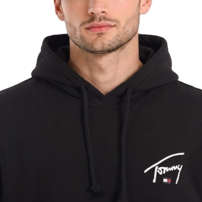 FELPA FRENCH TERRY CAPPUCCIO REGULAR LOGO ENTRY SIGNATURE DM0DM23587-BDS [2]