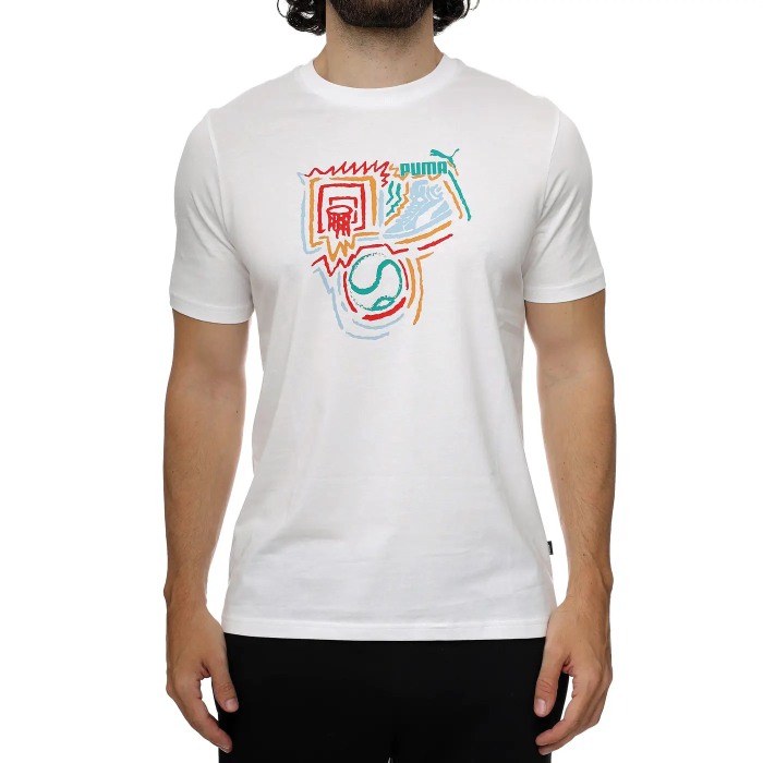 GRAPHICS Year of Sports Tee PUMA White 680176-02 [2]