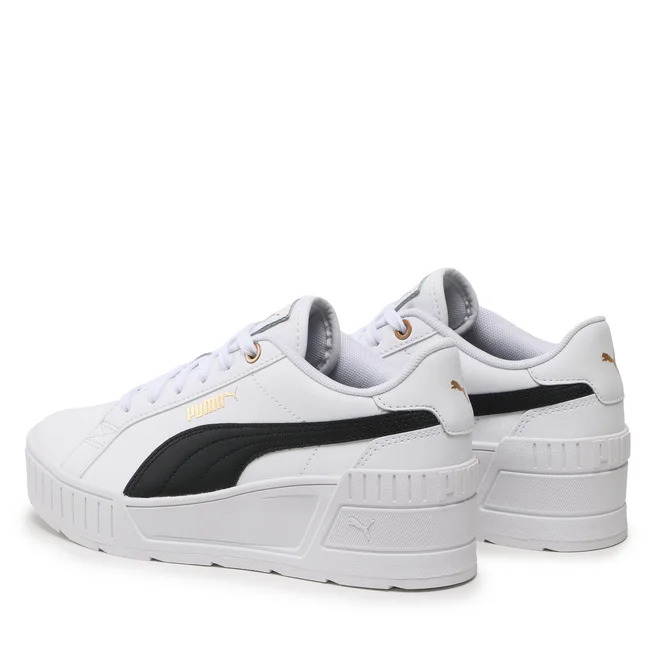 Karmen Wedge PUMA White-PUMA Black-Gold 390985-02 [4]
