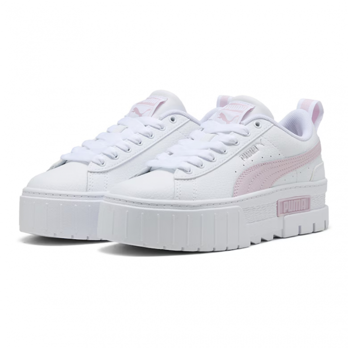 Mayze Lth Jr PUMA White-Rose Mauve 384527-31 [3]