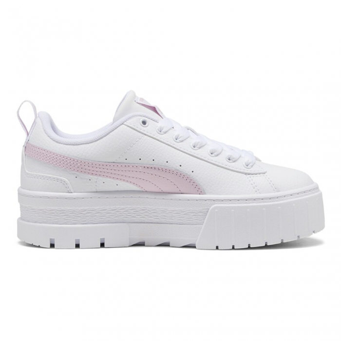 Mayze Lth Jr PUMA White-Rose Mauve 384527-31 [1]