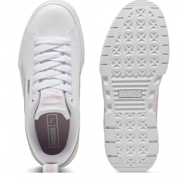 Mayze Lth Jr PUMA White-Rose Mauve 384527-31 [4]