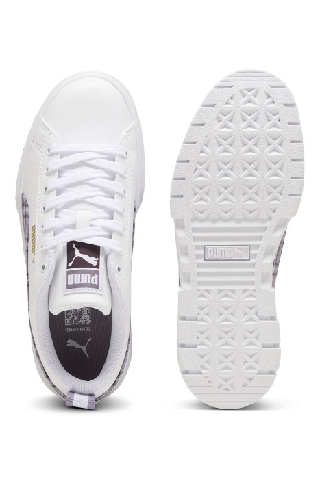 Mayze Winter Tartan Jr PUMA White-Pale P 398061-02 [2]