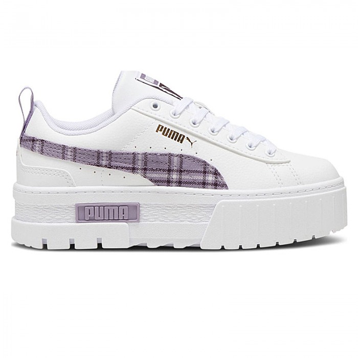Mayze Winter Tartan Jr PUMA White-Pale P 398061-02 [1]