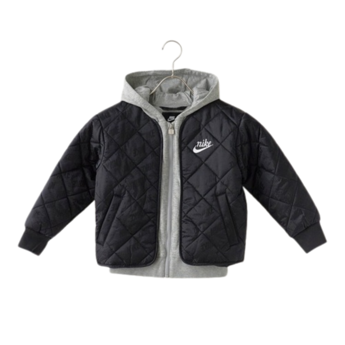 NKN FLEECE HOODED QUILT JACKET 86N071-023 [1]