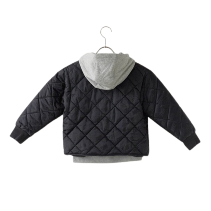 NKN FLEECE HOODED QUILT JACKET 86N071-023 [2]