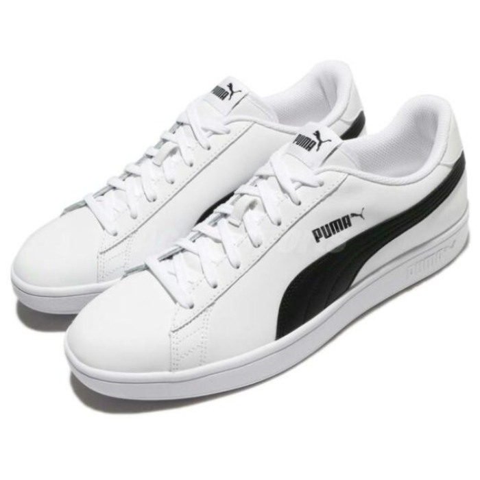 Puma Smash V2 L Puma White-Puma Black 365215-01 [3]