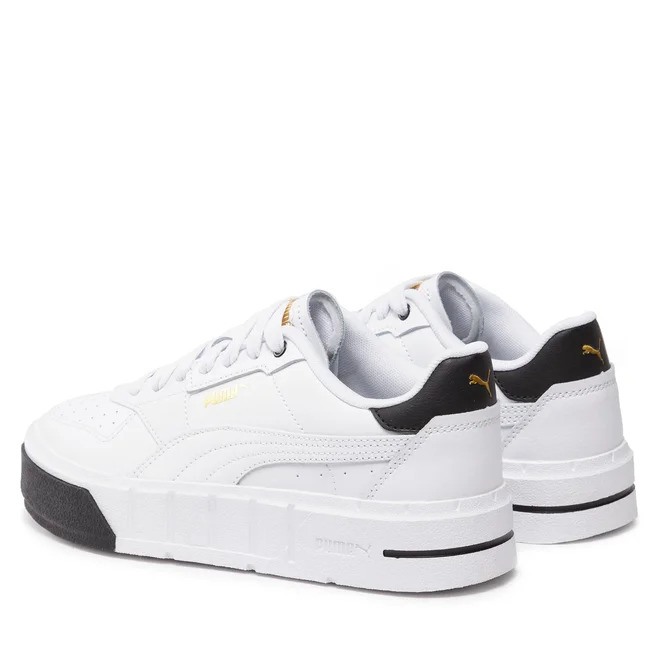 Puma Cali Court Lth Jr PUMA White-PUMA B 394384-01 [4]