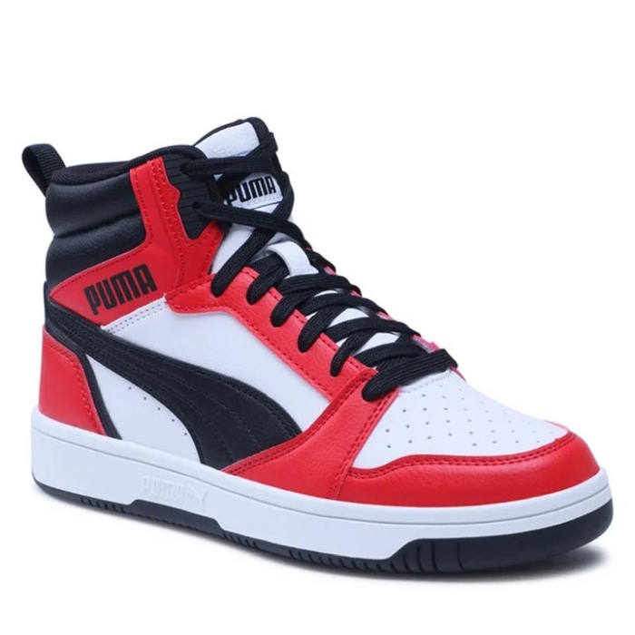 Puma Rebound V6 Mid Jr PUMA White-PUMA B 393831-03 [2]