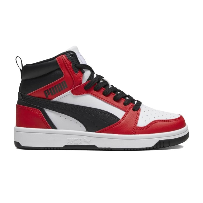Puma Rebound V6 Mid Jr PUMA White-PUMA B 393831-03 [1]