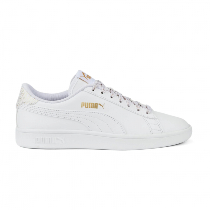 Puma Smash V2 Metallics Jr Puma White-Pu 386197-01 [1]