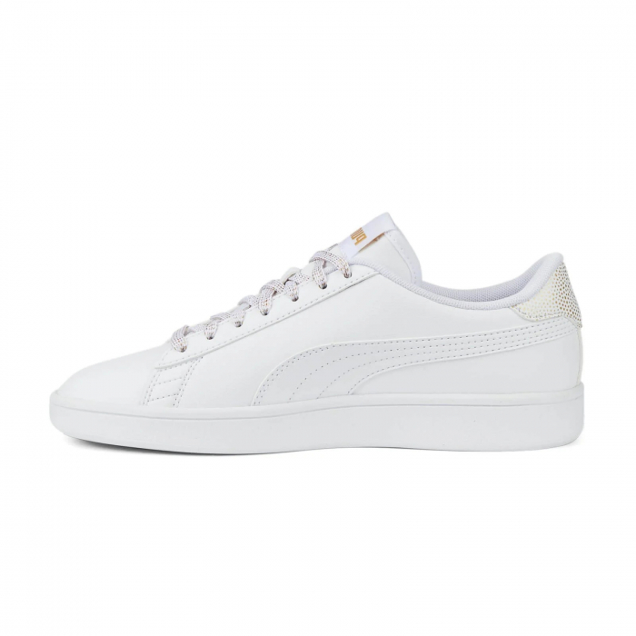 Puma Smash V2 Metallics Jr Puma White-Pu 386197-01 [2]
