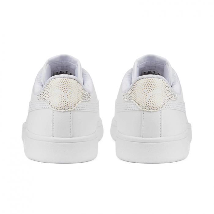 Puma Smash V2 Metallics Jr Puma White-Pu 386197-01 [4]