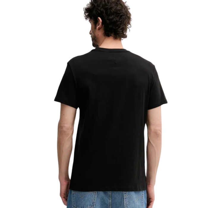 T-SHIRT MANICA CORTA COTONE SLIM LOGO LINEAR CHEST DM0DM21780-BDS [4]