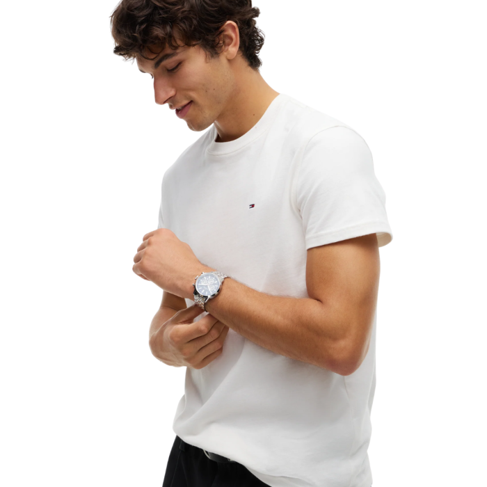 T-SHIRT MANICA CORTA COTONE SMALL LOGO FLAG DM0DM22504-YBH [2]
